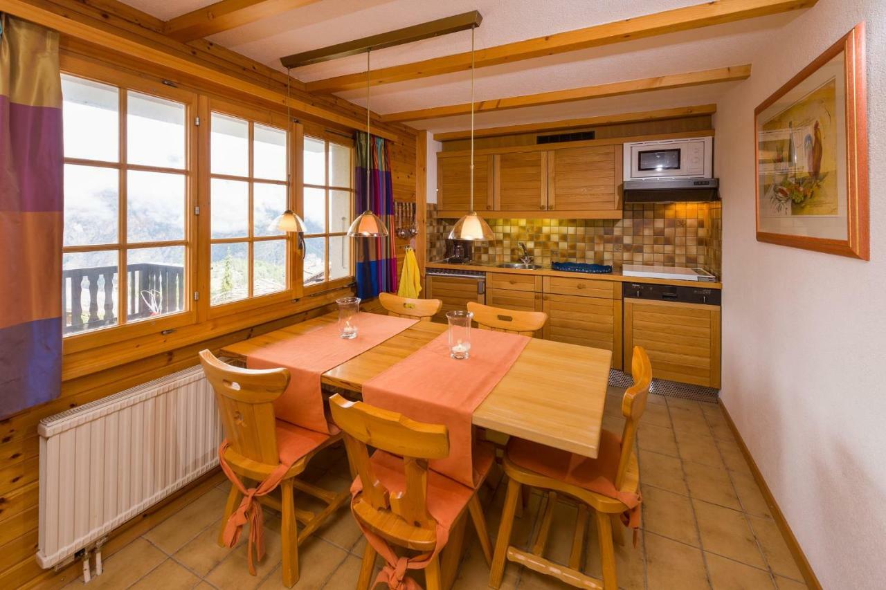 Apartment Schinkenheim "Bei Fuchs & Hase" Grächen Exterior photo